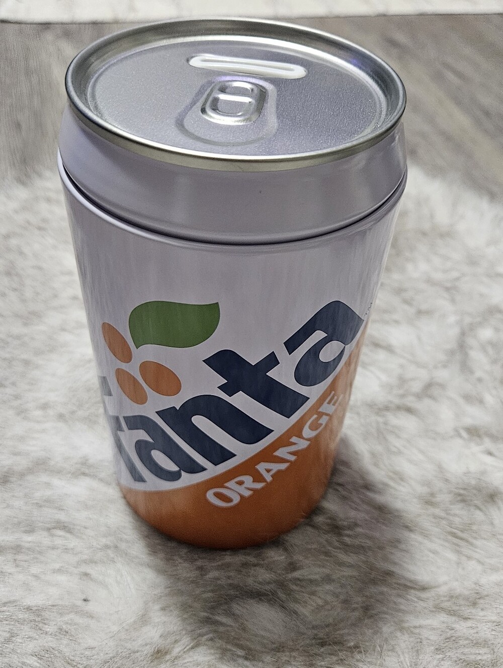Orange Fanta Can-Shaped Piggy Bank